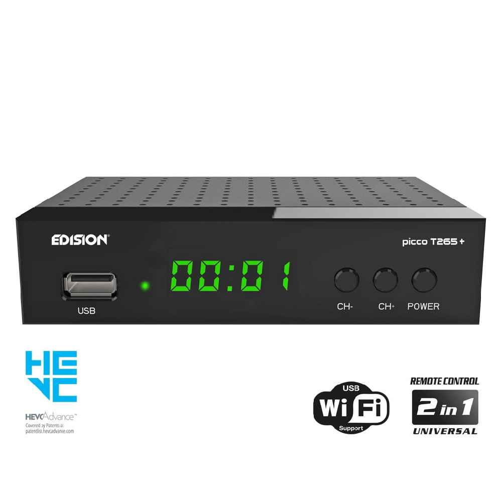 ΔΕΚΤΗΣ ΕΠΙΓΕΙΟΣ ΨΗΦΙΑΚΟΣ  PICCO T265 plus  (SCART& HDMI)