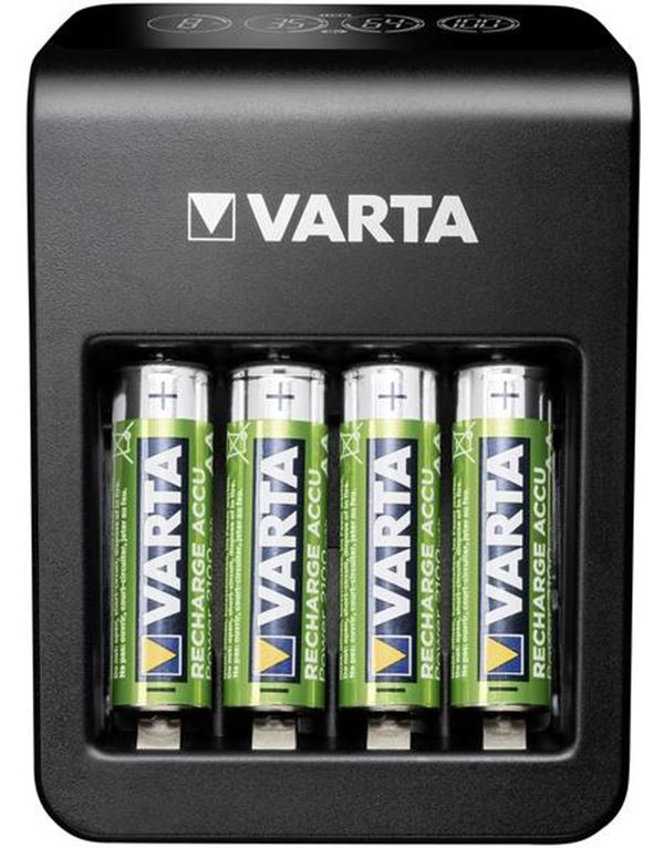 Φορτιστής μπαταριών AA/AAA/9V 34mA με μπαταρίες + USΒ ΜΕ ΟΘΟΝΗ LCD