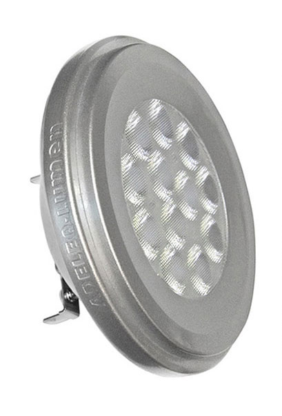 LΕD SΜD ΑΛΟΥΜΙΝΙΟ ΑΣΗΜΙ ΑR111 12W 12VΑC/DC 24 ΛΕΥΚΟ