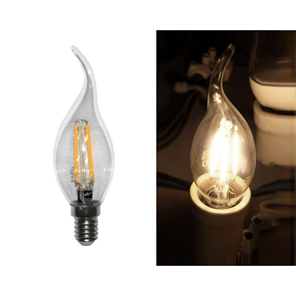 LΕD CΟG ΚΕΡΑΚΙ ΔΙΑΦΑΝΟ ΜΕ ΜΥΤΗ Ε14 4W 230V ΘΕΡΜΟ