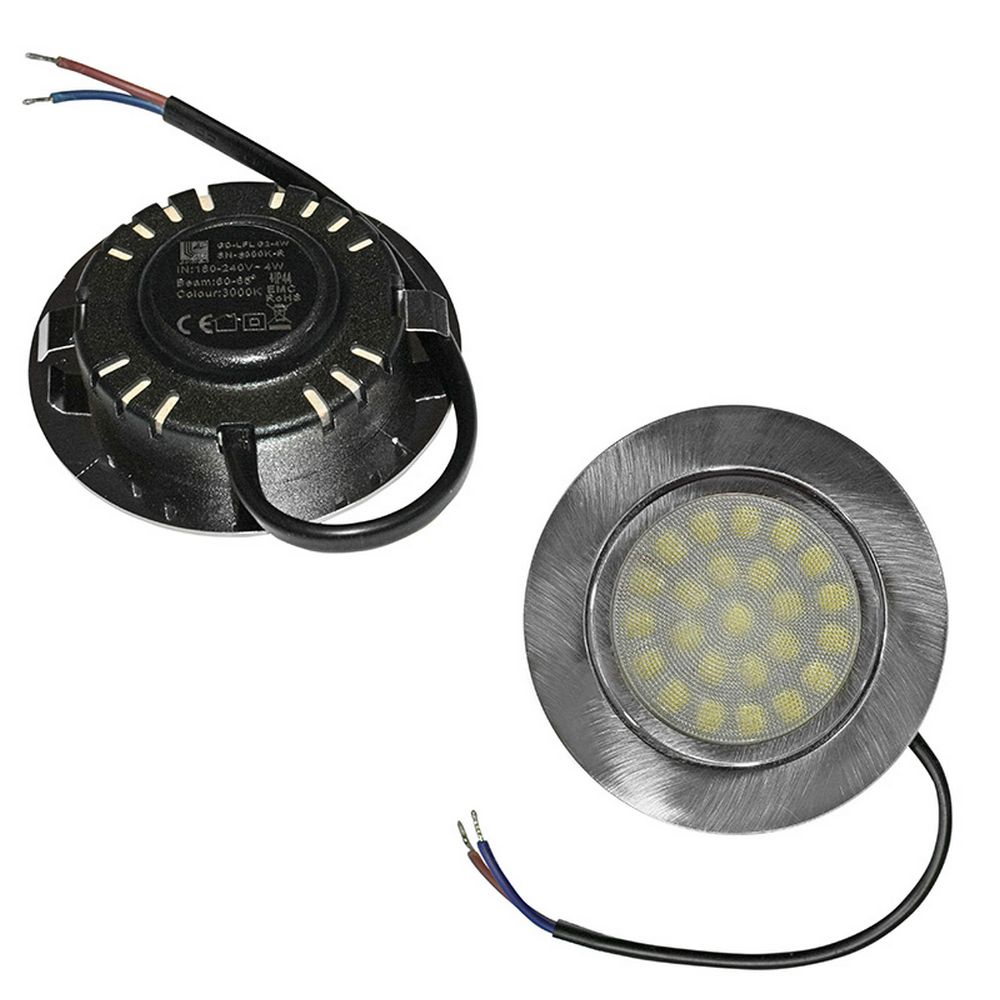 ΣΠΟΤ ΚΟΥΖΙΝΑΣ ΧΩΝΕΥΤΟ ΣΑΤΙΝE LED 4W 240V ΘΕΡΜΟ