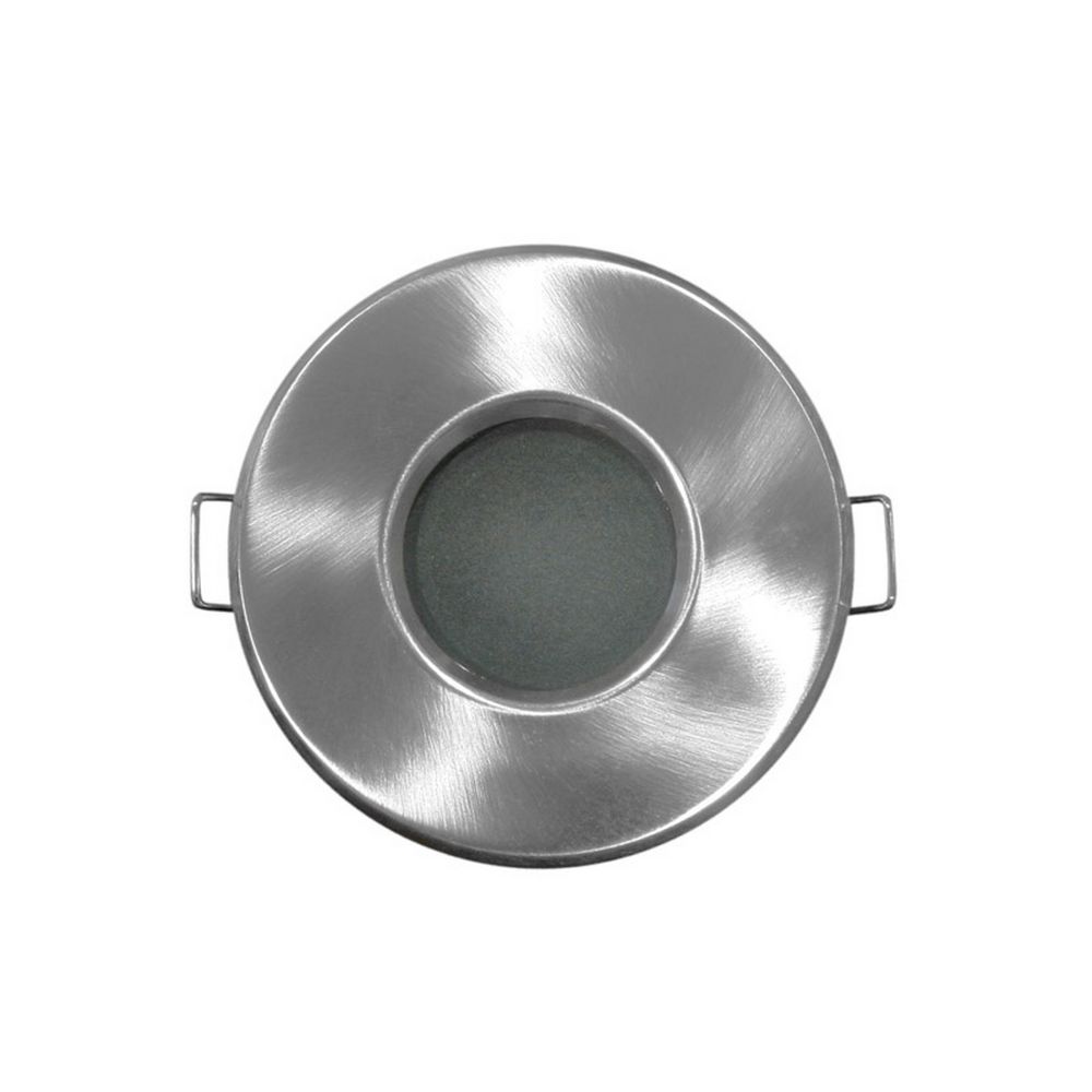 SPOT ΑΛΟΥΜΙΝΙΟ ΣΤΡΟΓΓΥΛΟ ΣΤΑΘΕΡΟ MR16 & GU10 12V IP65 ΣΑΤΙΝΕ (WL-794)