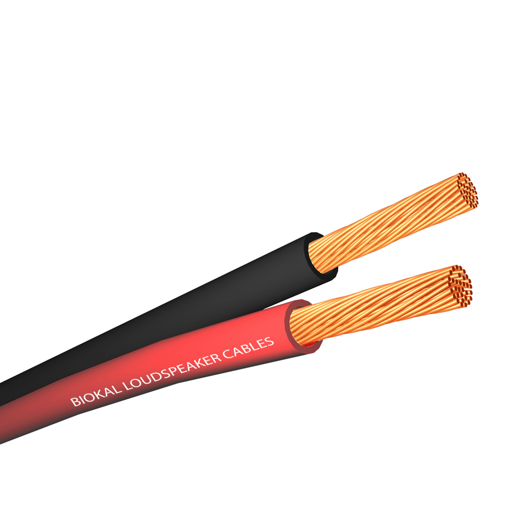 ΚΑΛΩΔΙΟ ΗΧΕΙΩΝ 2x0,75mm²ΚΟΚΚΙΝΟ ΜΑΥΡΟ