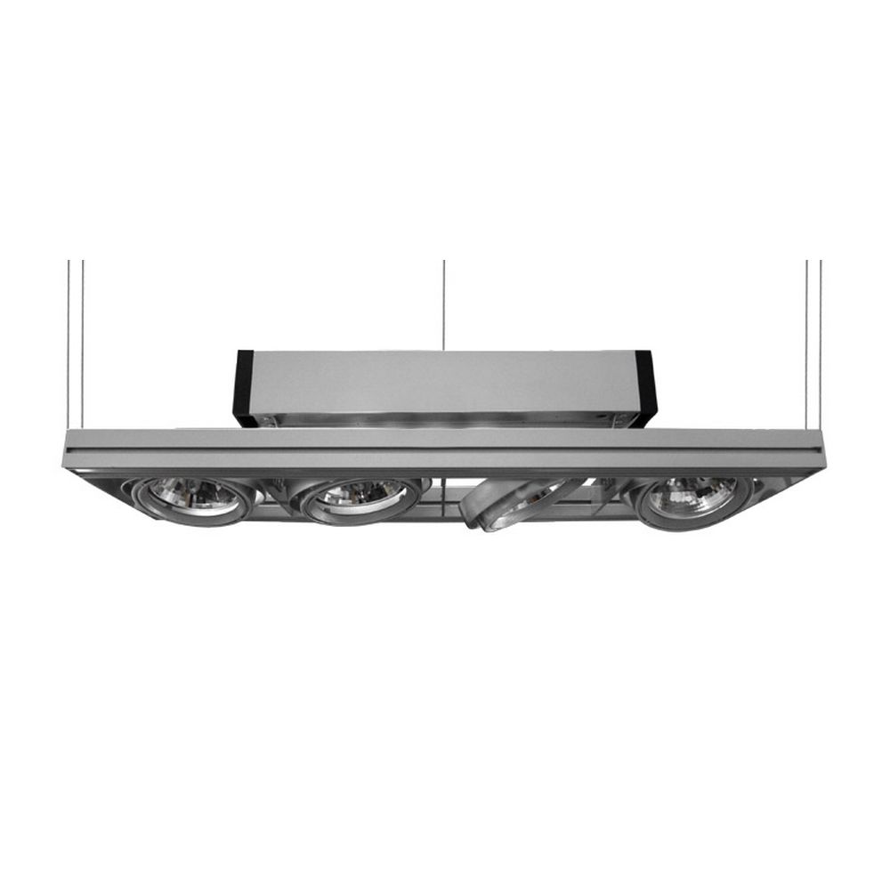 ΦΩΤΙΣΤΙΚΟ ΑΝΑΡΤΗΣΕΩΣ ΝΤΙΖΑΣ AR111 4Χ50W ΠΛΗΡΗ ΓΚΡΙ