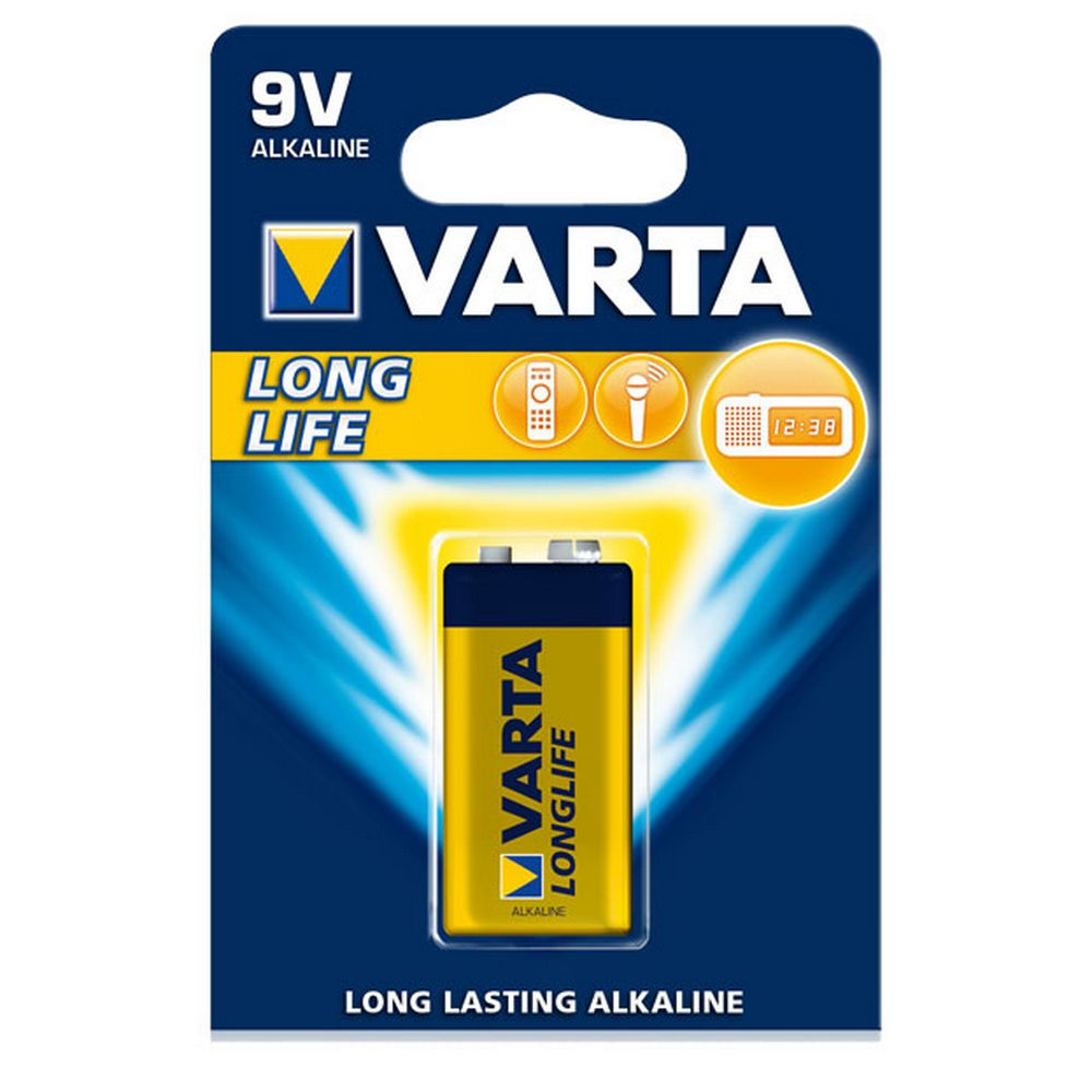 ΜΠΑΤΑΡΙΑ ΠΛΑΚΕ 9V ΑLΚΑLΙΝΕ LΟΝGLΙFΕ 4122 VΑRΤΑ