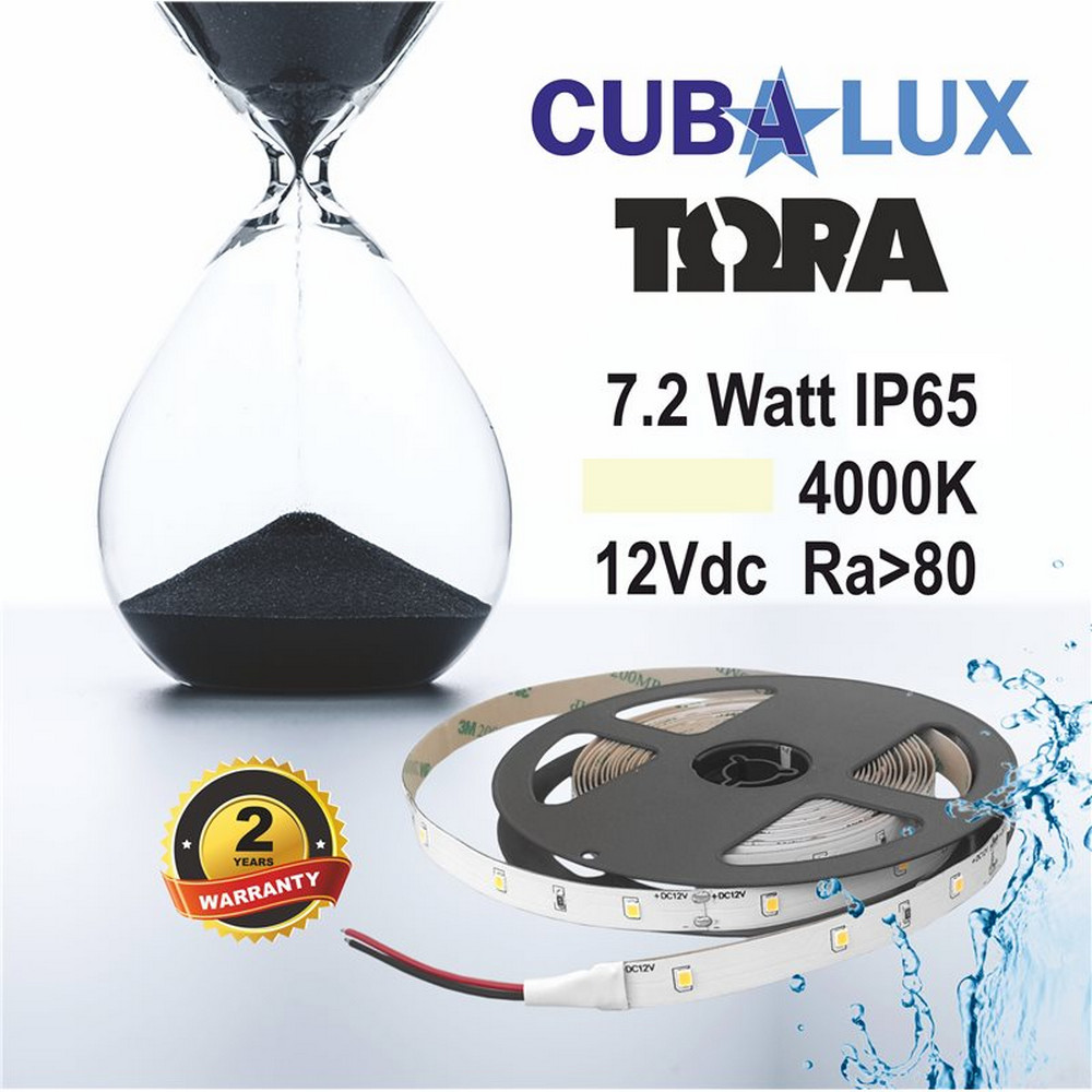 ΤΑΙΝΙΑ 7,2W ΙΡ65 12V ΝW 4000Κ 5Μ ΤΟRΑ 50-0011