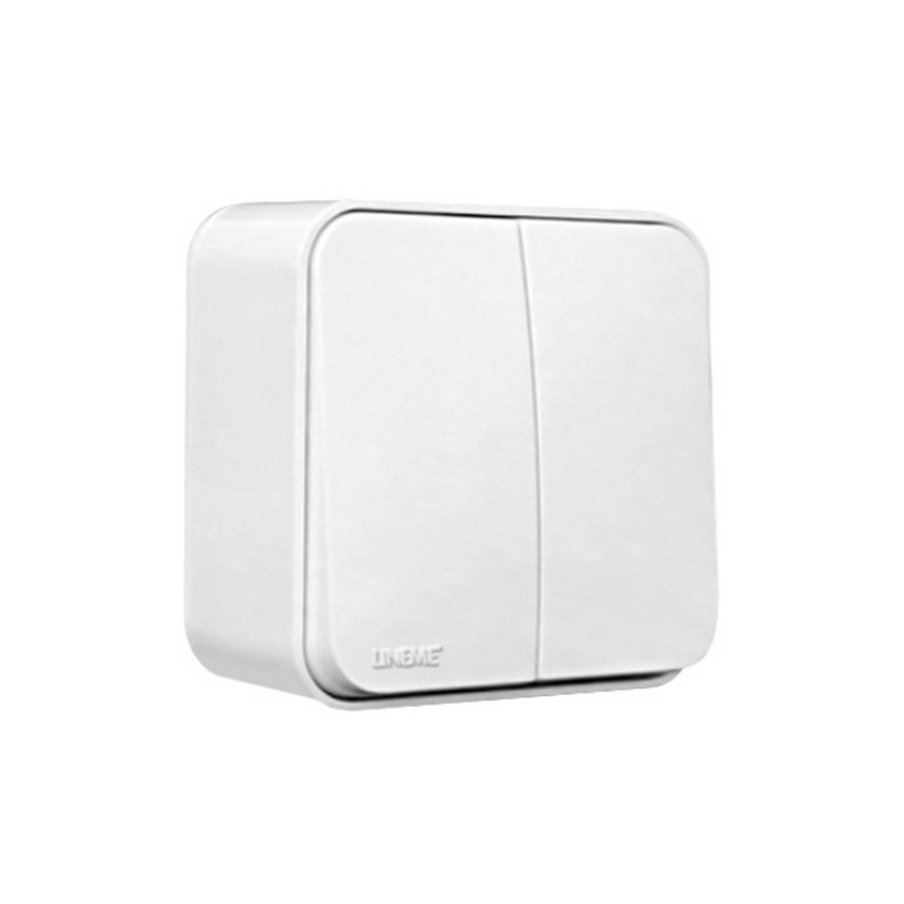 ΕΞΩΤΕΡΙΚΟΣ ΜΠΟΥΤΟΝ  ΔΙΠΛΟ Α/Ρ ΛΕΥΚΟ Hseries 50-00303-1 IP 20