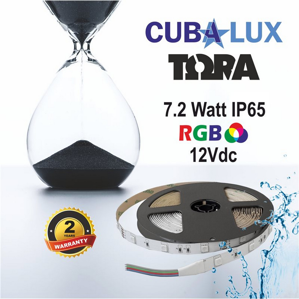 ΤΑΙΝΙΑ LΕD 7.2W ΙΡ65 12V RGΒ ΤΟRΑ