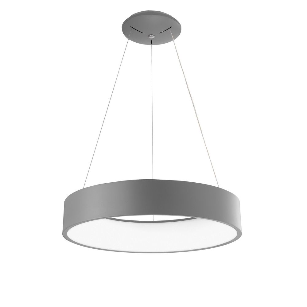 ΚΡΕΜΑΣΤΟ ΦΩΤΙΣΤΙΚΟ Rando Gray Metal LED 42W 4000K D:60 H:120cm