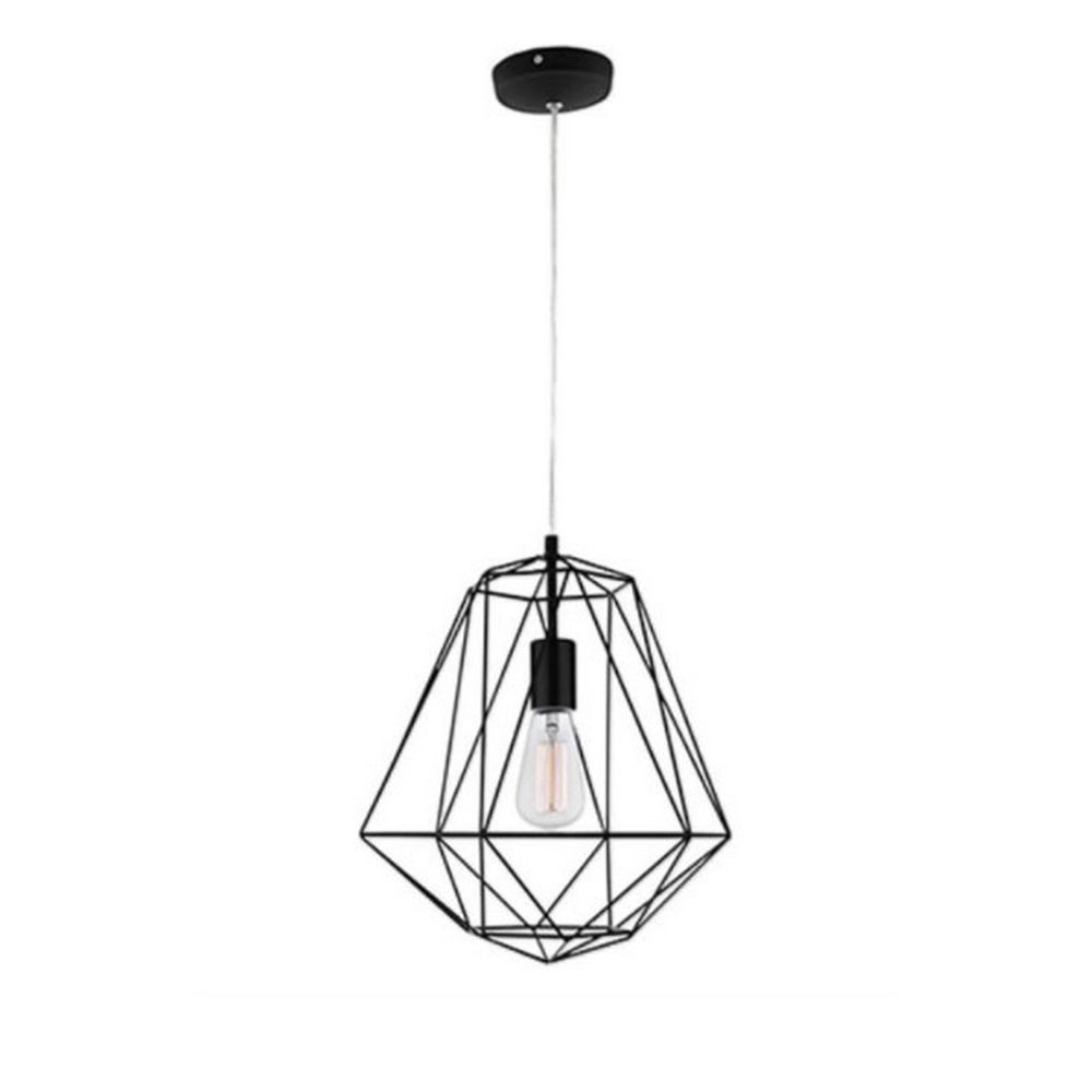 ΚΡΕΜΑΣΤΟ ΦΩΤΙΣΤΙΚΟ Pietra Black Metal E27 1x40W D:35 H:120cm