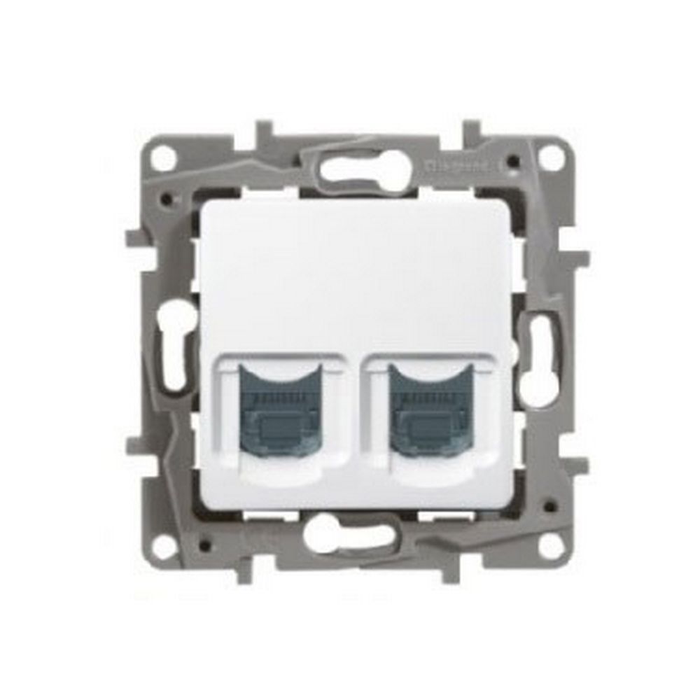 ΝΙLΟΕ ΠΡΙΖΑ ΔΙΠΛΗ RJ45 UΤΡ CΑΤ6 ΛΕΥΚΟ LΕGRΑΝD