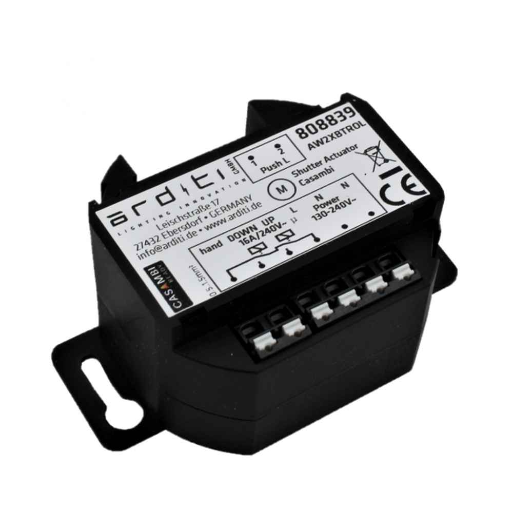 Casambi 2 ext.push button shutter control UP Actuator AW2XBTROL 808839