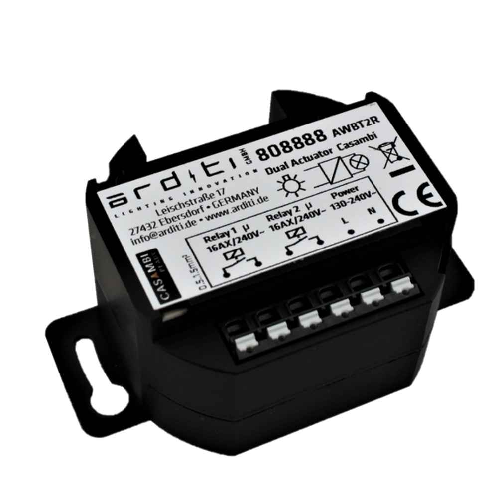 Casambi relay 2x UP Actuator AWBT2R 808888