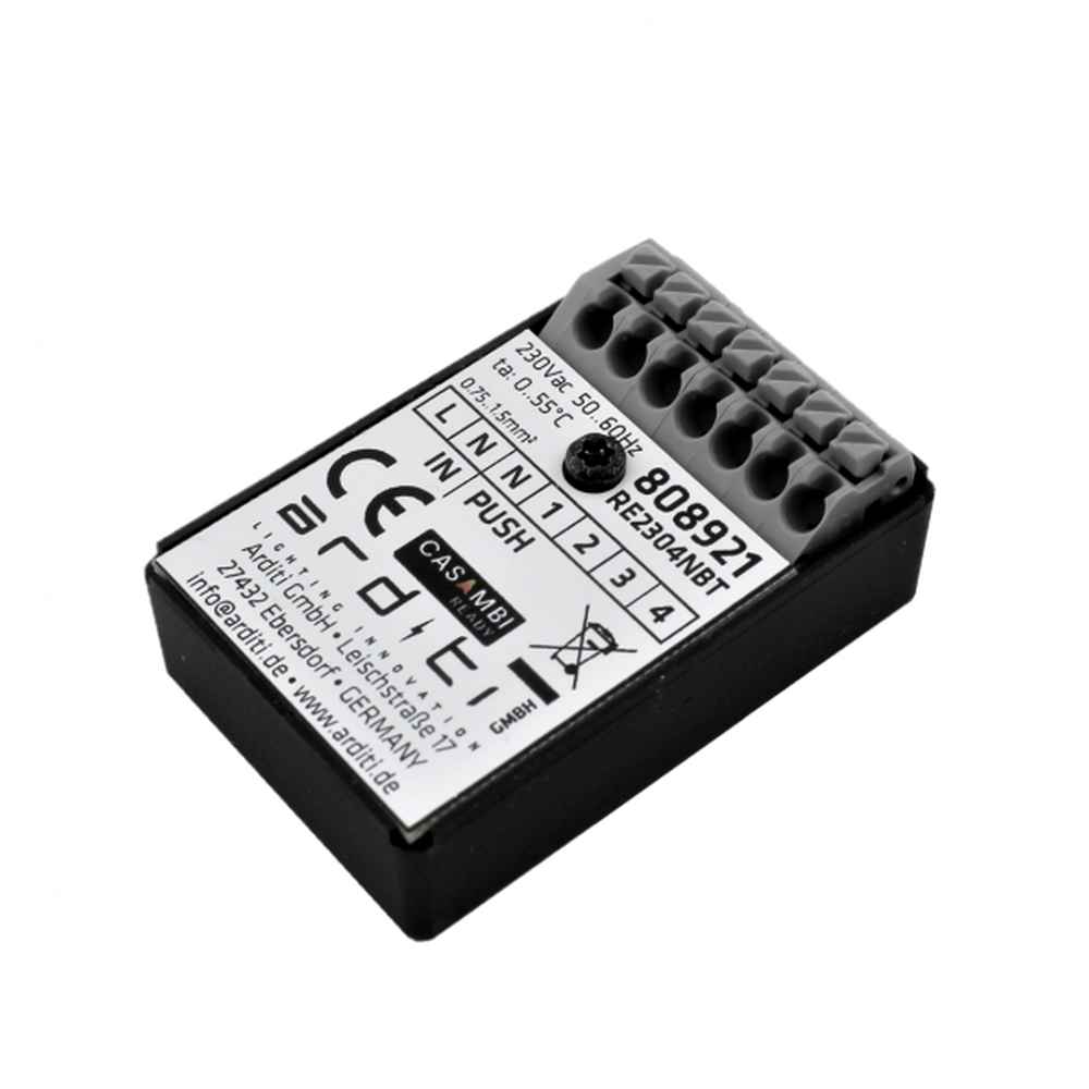 Casambi 4 ext.power button built-in Wall switch RE2304NBT 808921