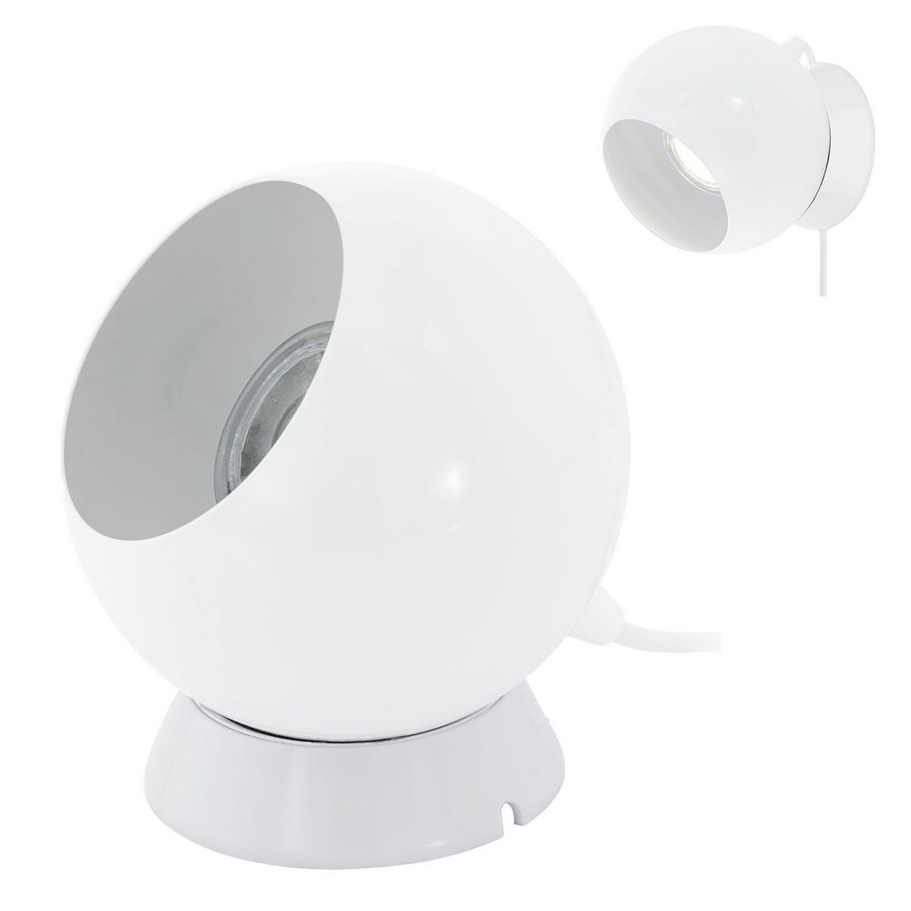 PETTO 1 ΕΠΙΤΟΙΧΙΟ/ΕΠΙΤΡΑΠΕΖΙΟ ΦΩΤΙΣΤΙΚΟ LED GU10 ΛΕΥΚΟ 94513 EGLO