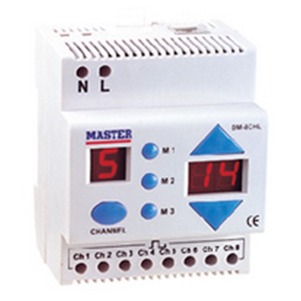 MULTIDIMMER ΕΛΕΓΧΟΣ ΦΩΤΕΙΣΜΟΥ & ΕΞΑΕΡΙΣΜΟΥ DM-8CHL MASTER