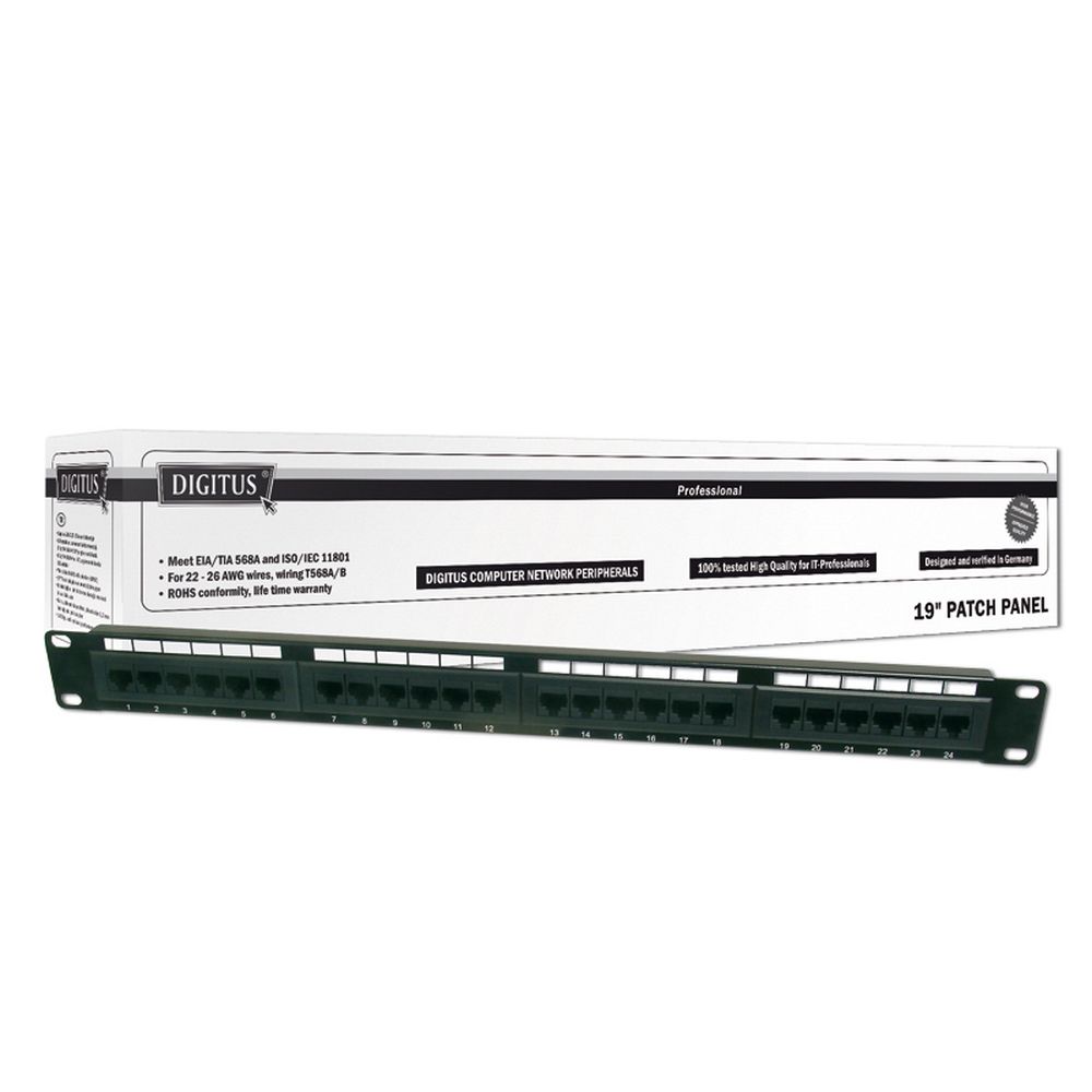 ΡΑΤCΗ ΡΑΝΝΕL 24 ΡΟRΤ UΤΡ CΑΤ6 RJ-45 DΙGΙΤUS