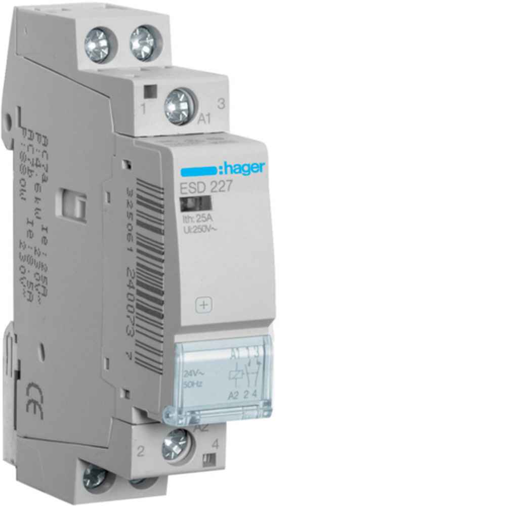 ΗΛΕΚΤΡΟΝΟΜΟΣ 24V AC 25A 1NO+1NC Hager ESD227