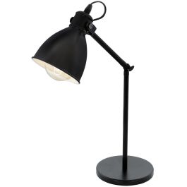 PRIDDY ΕΠΙΤΡΑΠΕΖΙΟ 1Χ60W Ε27 ΜΑΥΡΟ 49469 EGLO
