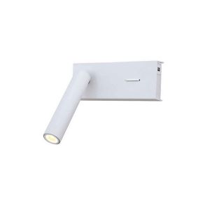Zambelis Lights Φωτιστικό Τοίχου LED 3W WHITE WITH USB
