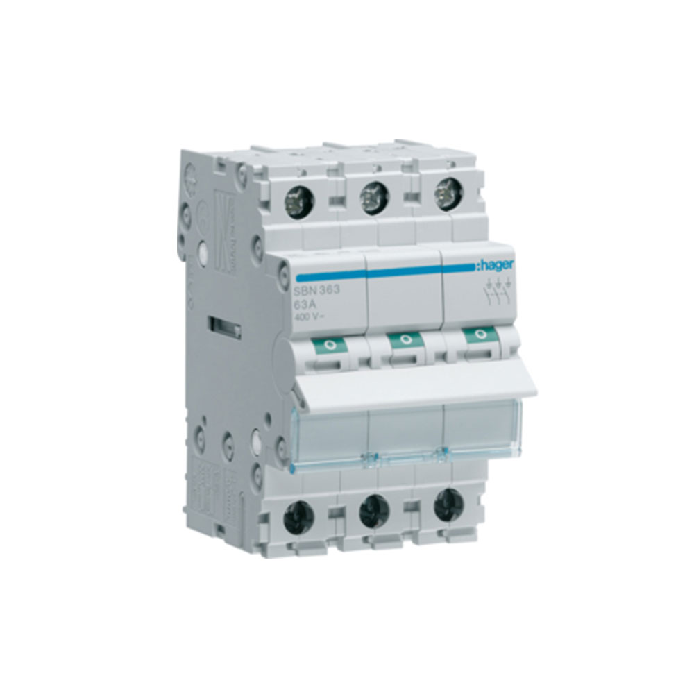 ΔΙΑΚΟΠΤΗΣ ΡΑΓΑΣ 3x63Α SBN363 HAGER