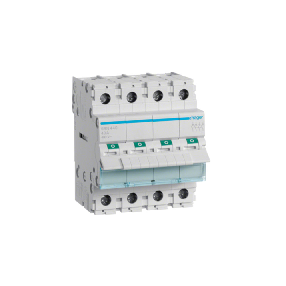 ΔΙΑΚΟΠΤΗΣ ΡΑΓΑΣ 4x40Α SBN440 HAGER