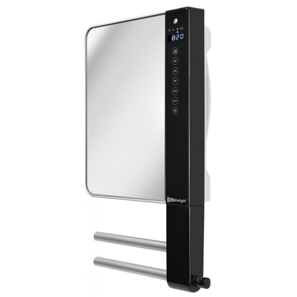 Radialight Windy Visio - Ψηφιακό Αερόθερμο Μπάνιου με Πρόσοψη Καθρέπτη